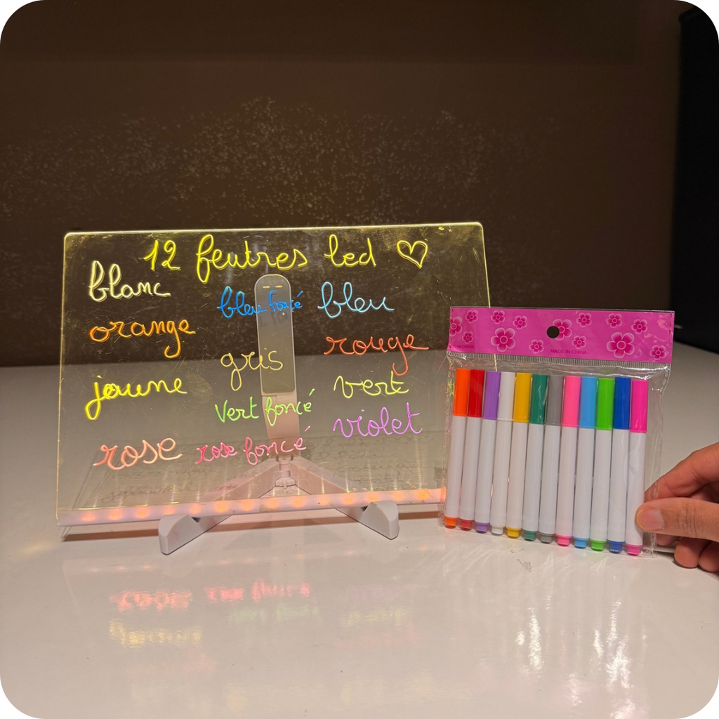 Feutres LED effaçable