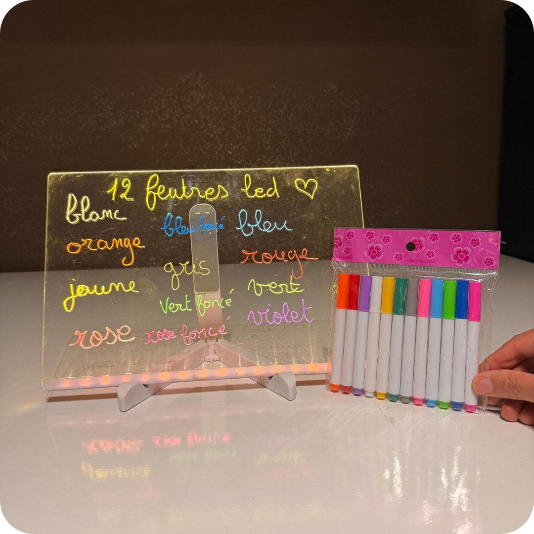 Feutres LED effaçable