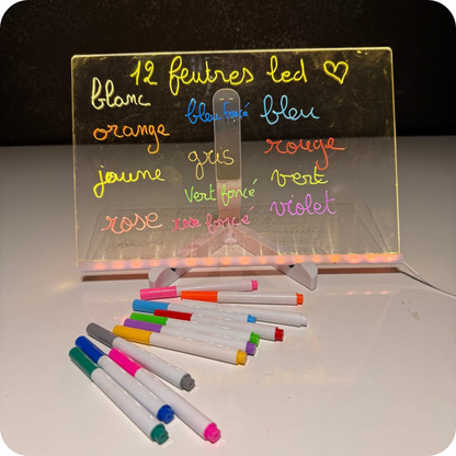 Feutres LED effaçable
